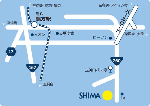 日本志摩工場　地図